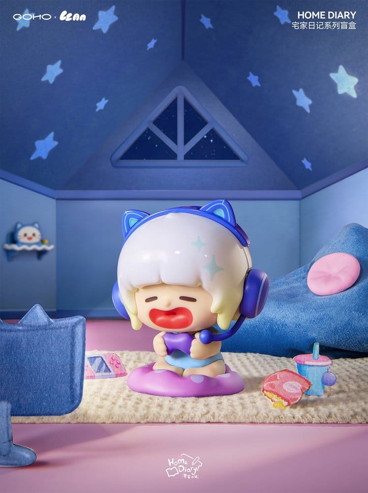 Original Character Trading Figures Blind Box 8-Pack Lazy Home Diary 9 cm