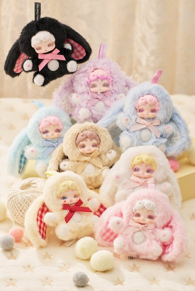 Original Character Trading Figures Blind Box 6-Pack Lucky Deer Nai Sweetheart Baby 10 cm