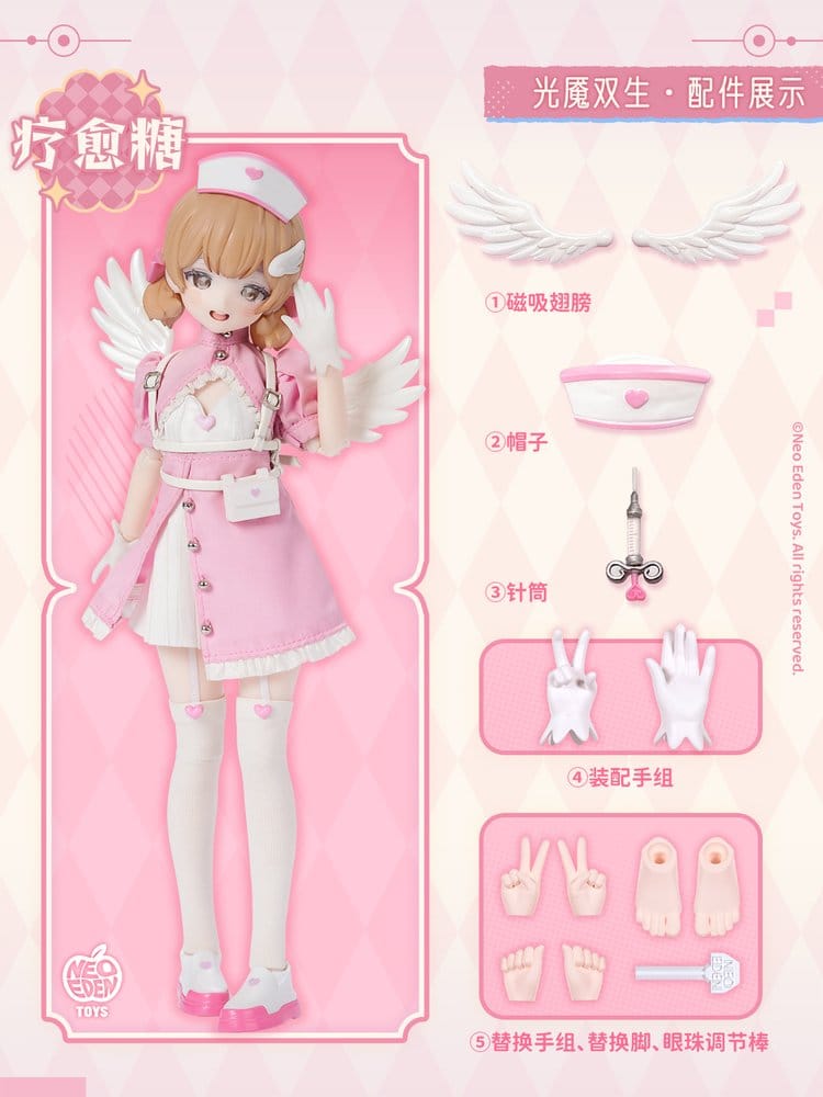 Original Character Collectible Figures Angel & Demon MJD Doll Blind Box 22 cm  Assortment (6)