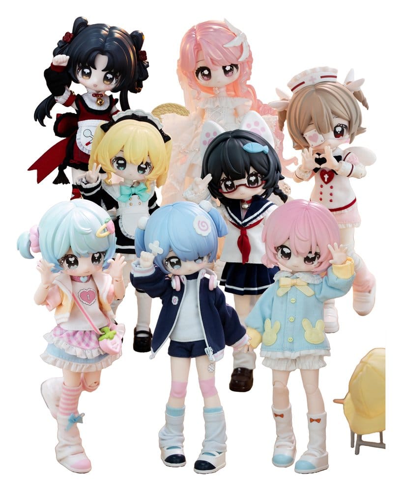 Original Character Collectible Figures Unveiled Door Key Spirit Series BJD Doll Blind Box 17 cm Assortment (6)