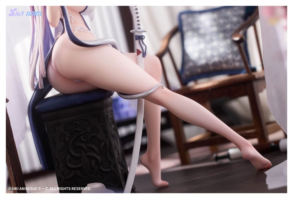 Original Character PVC Statue 1/7 The Color of the Blue - White Snake Normal Edition 20 cm