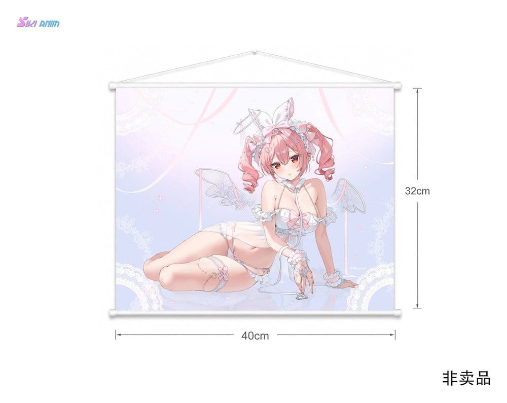Original Character PVC Figure 1/4 White Rabbit Rosu Angel Ver. Illustrated by Rosuuri Bonus Edition 23 cm