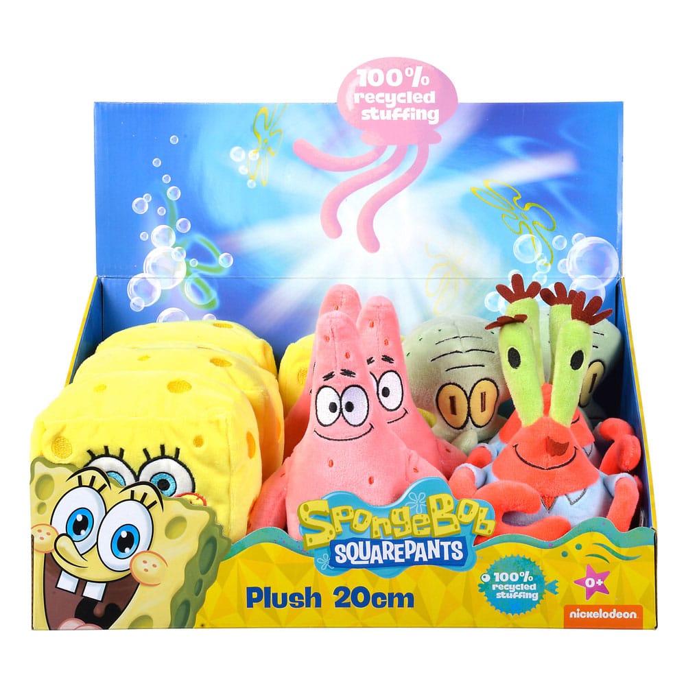 Spongebob Squarepants Plush Figures 20 cm Assortment (12)