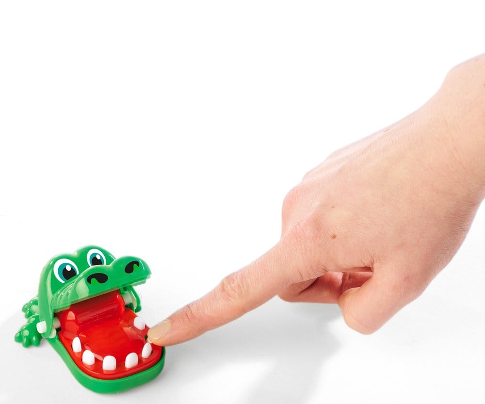 Keychain Mini Biting Crocodile