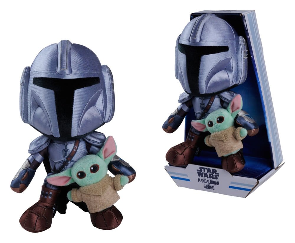 Star Wars The Mandalorian Plush Figure The Mandalorian & Mini Grogu 25 cm