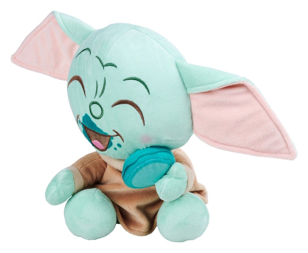 Star Wars Mandalorian Plush Figure Grogu with Macaroon 25 cm