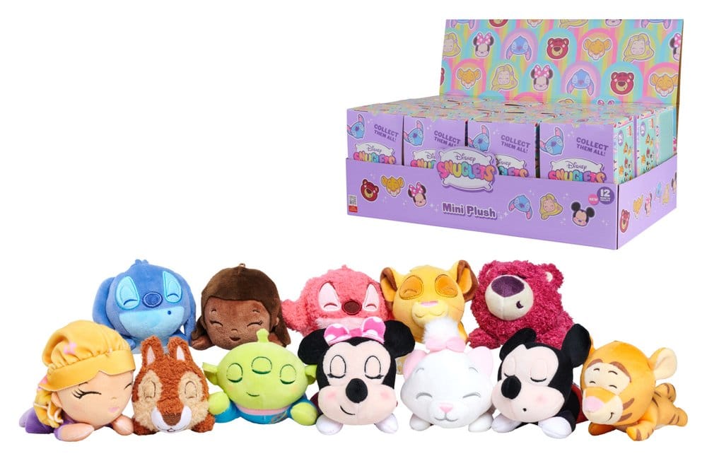 Disney Snuglets Plush Figures Blind Box Assortment (12)