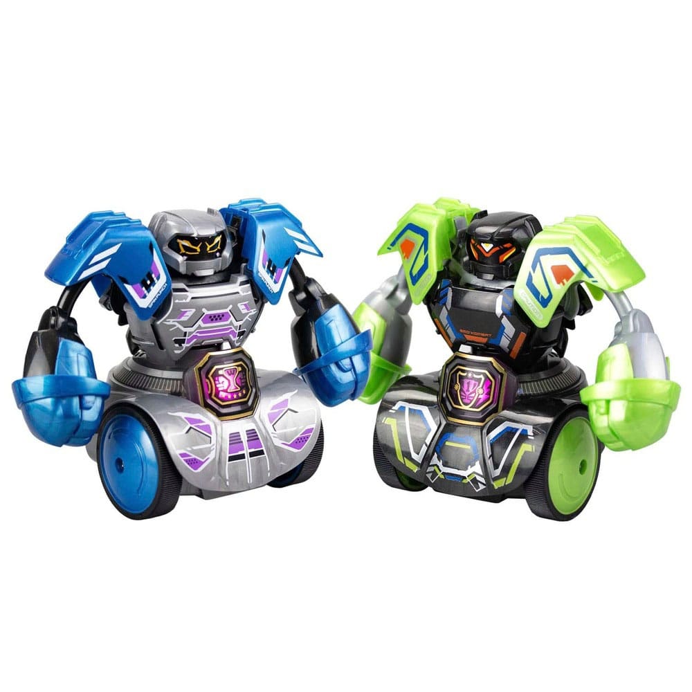 Silverlit Robo Kombat Tornado Remote-Controlled Robots 2er - Set Green/Blue