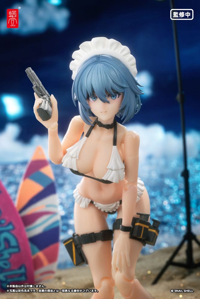 Original Character Action Figure Kit 1/12 RA-04 Kitsunebi Senki Honoka Swimsuit Ver. 15 cm