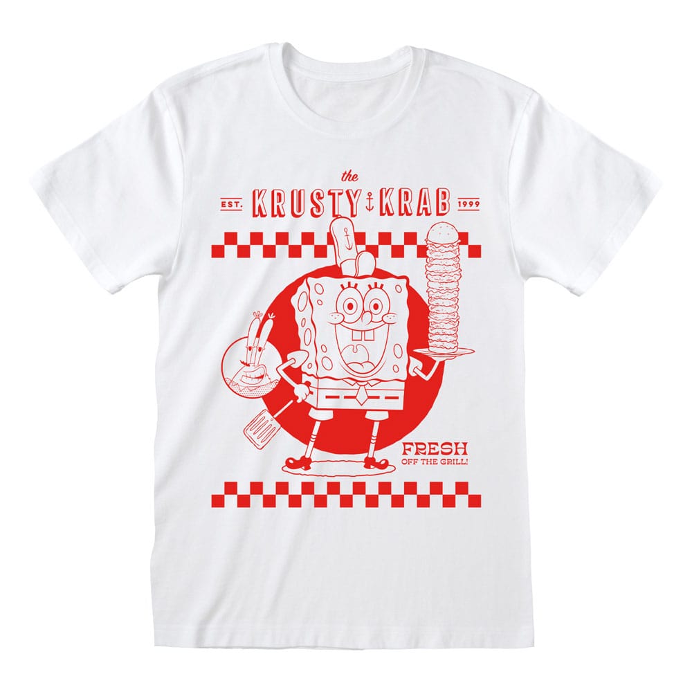 SpongeBob Squarepants T-Shirt Krusty Krab White Size L