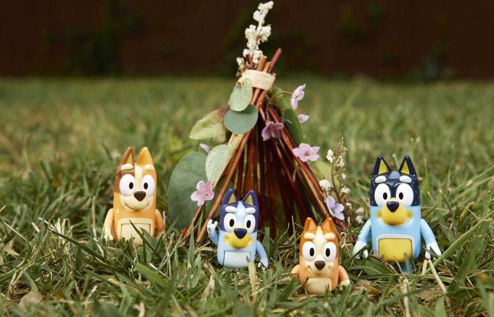 Bluey: Family 4-Piece Figure Set