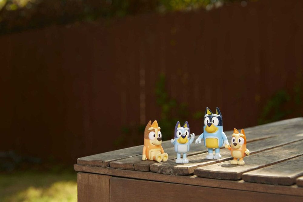 Bluey: Family 4-Piece Figure Set