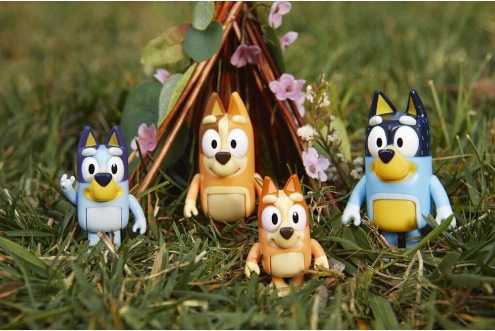 Bluey: Family 4-Piece Figure Set