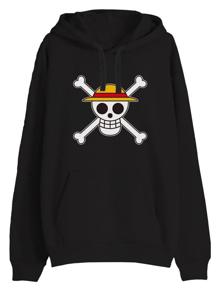 One Piece Sweater Skull Black Size M