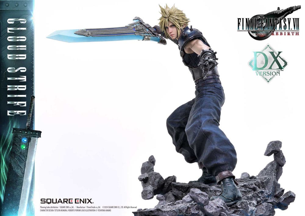 Final Fantasy VII Rebirth Statue 1/4 Cloud Strife Deluxe Ver. 68 cm