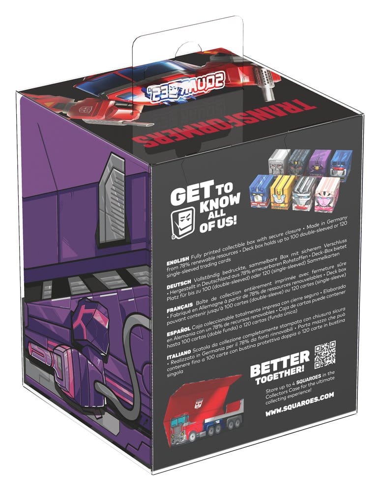 Squaroes Squaroe Transformers TR007 - Shockwave