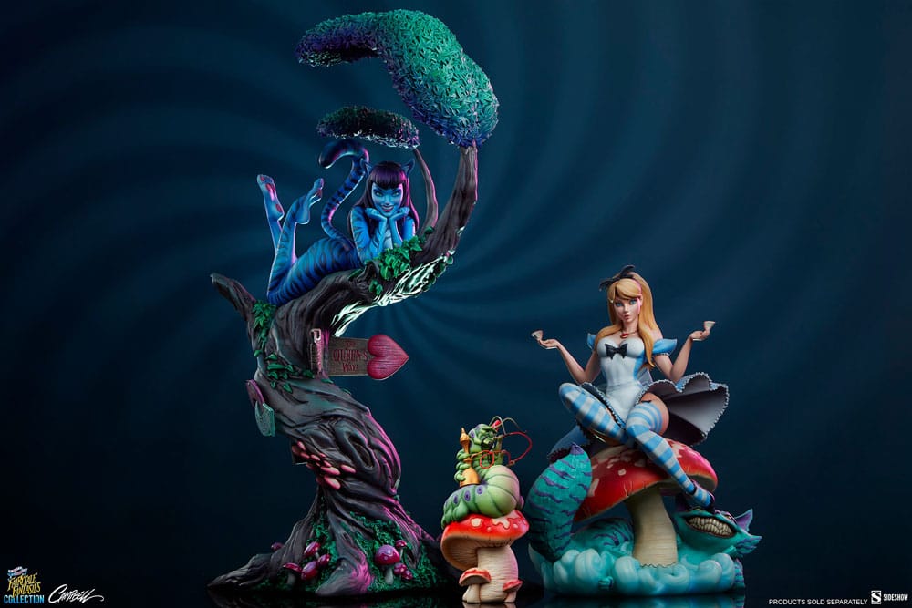 Fairytale Fantasies Collection Statue Lady Cheshire Cat (Deluxe Edition) 63 cm