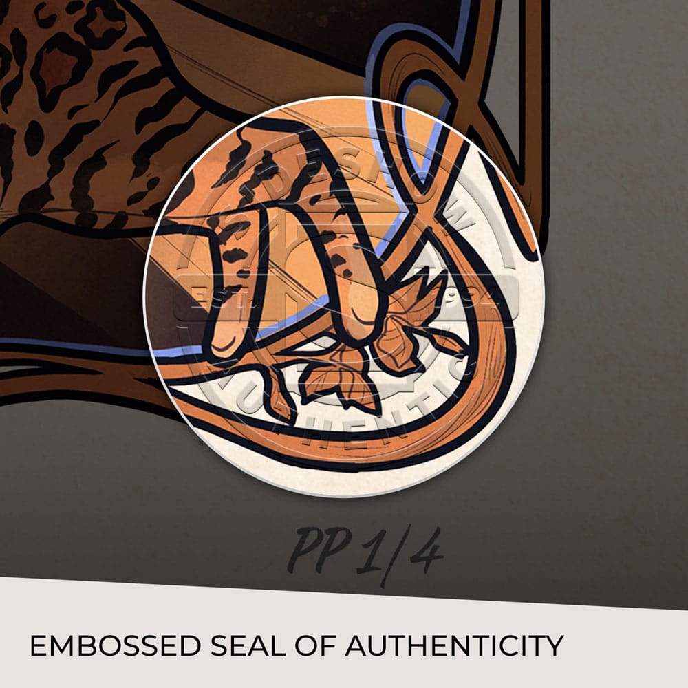 Critical Role Art Print Liam O'Brien: 10th Anniversary Art Nouveau Illustrations 46 x 28 cm - unframed