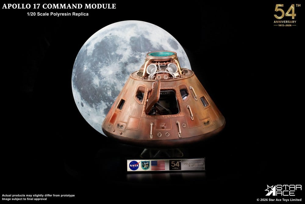 Apollo 17 Replica 1/20 Command Module 20 cm