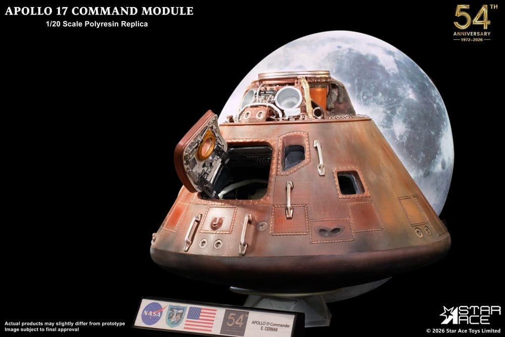 Apollo 17 Replica 1/20 Command Module 20 cm