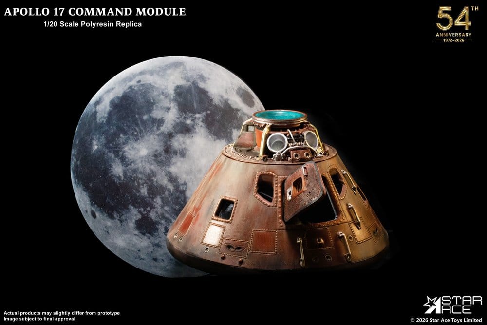 Apollo 17 Replica 1/20 Command Module 20 cm