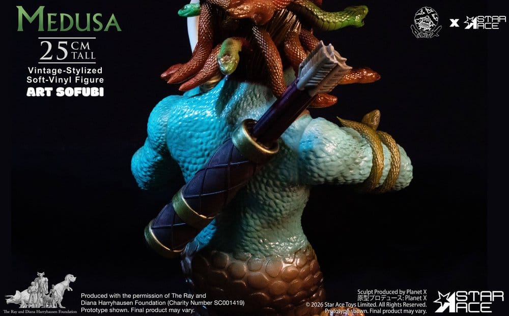 Ray Harryhausen Soft Vinyl Statue Medusa (Vintage-Style) 25 cm