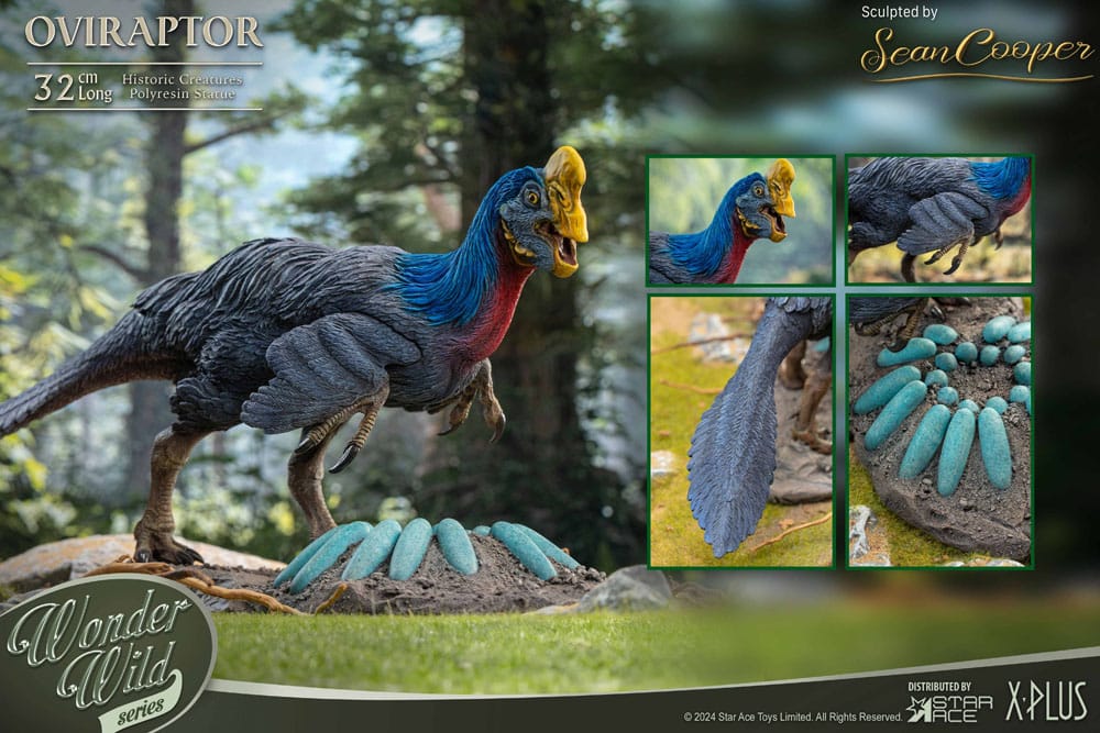 Historic Creatures The Wonder Wild Series Statue Oviraptor 32 cm