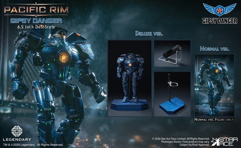 Pacific Rim DefoStyle Figure Gipsy Danger DX 17 cm