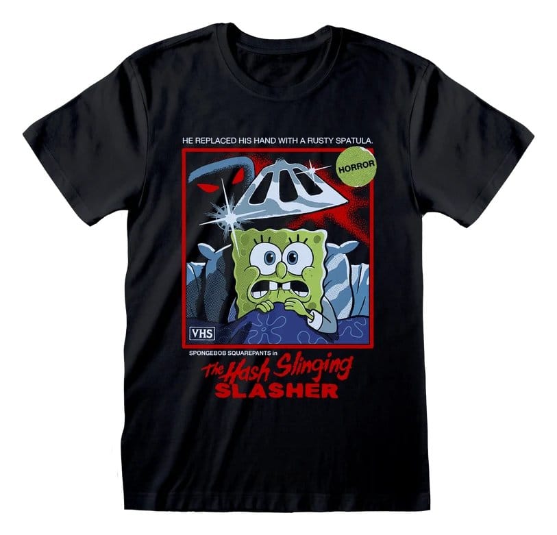 Steven Rhodes x SpongeBob SquarePants T-Shirt The Hash Slinging Black Size M