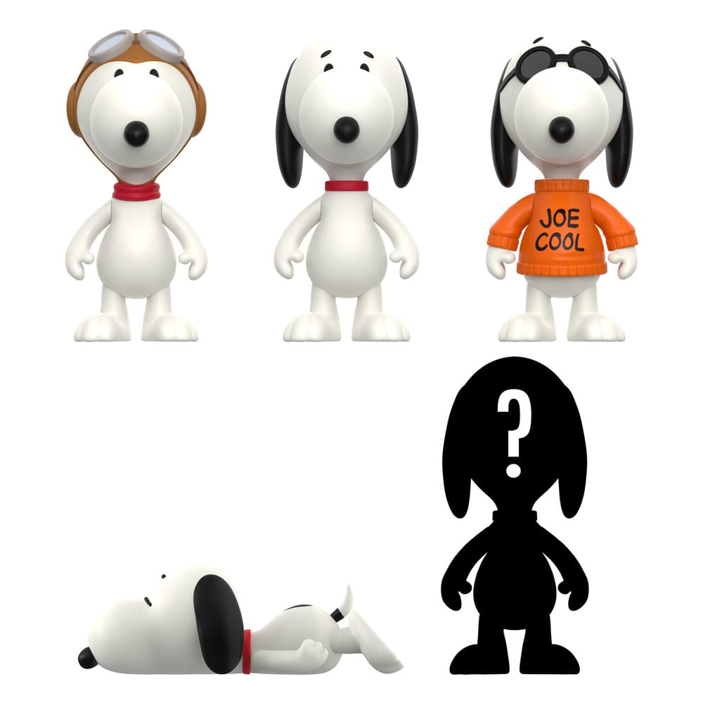 Peanuts ReAction Action Figures 10 cm Wave 06 So Many Snoopies! Blind Box Display (12)