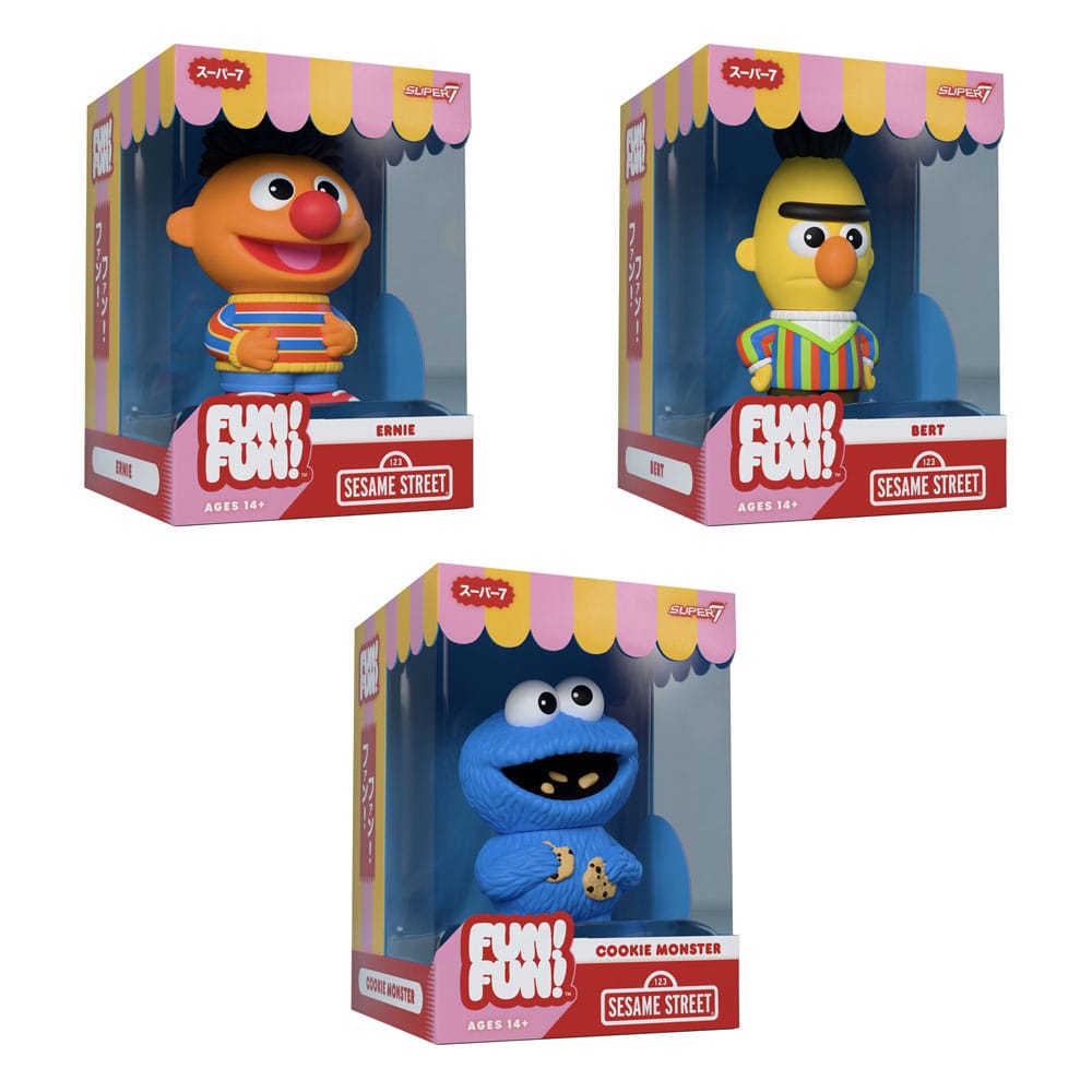 Sesame Street FUN! FUN! Vinyl Action Figure Wave 02 Ernie 13 cm