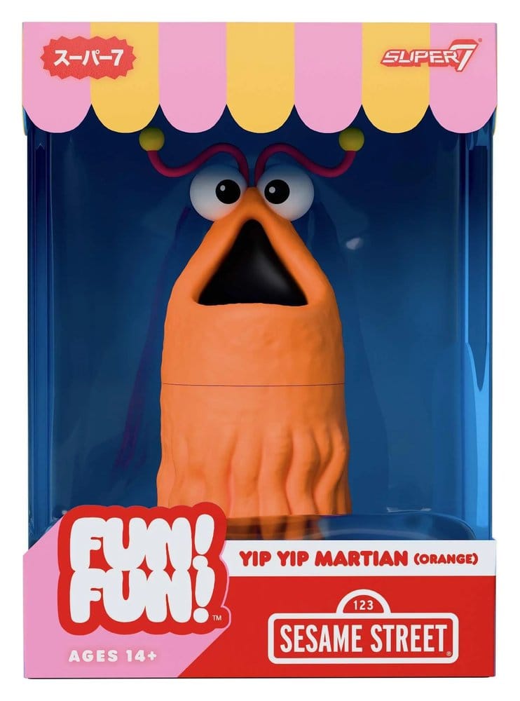 Sesame Street Fun! Fun! Vinyl Action Figure Yip Yip Martian (Orange) 18 cm