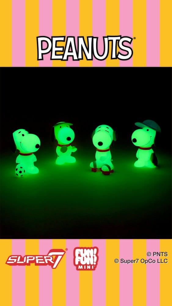 Peanuts Fun! Fun! Mini Figures Wave 01 Athlete Snoopy Blind Box Display (9)