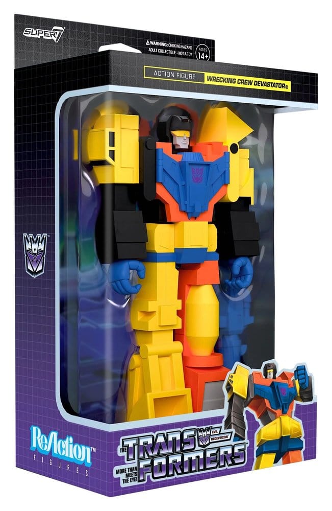 Transformers ReAction Action Figure Devastator 10 cm
