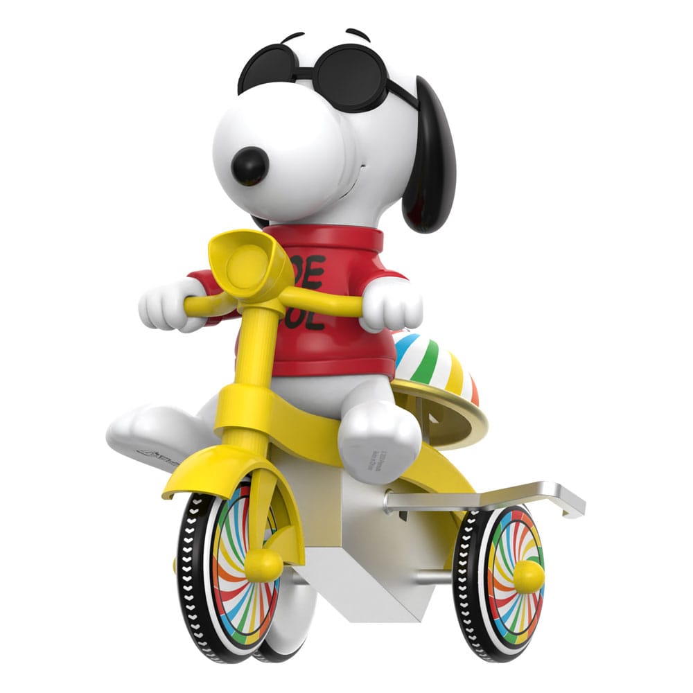 Peanuts Super Cycles Action Figure Joe Cool (Red with Yellow Trike) 13 cm