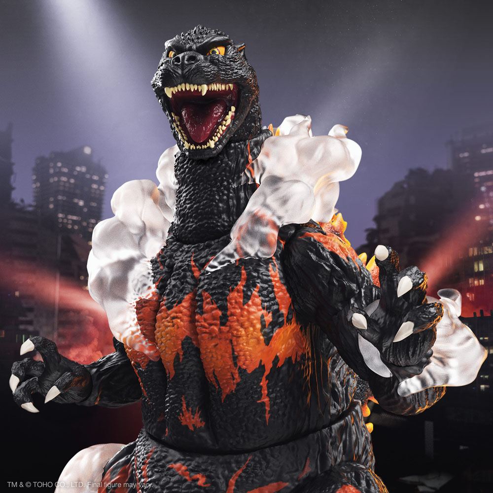 Toho Ultimates Action Figure Burning Godzilla 1995 20 cm