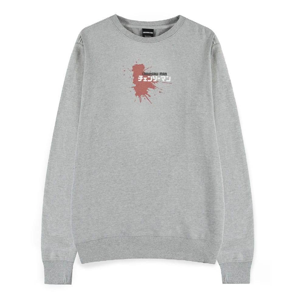 Chainsaw Man Sweater Power Grey Melange Size L