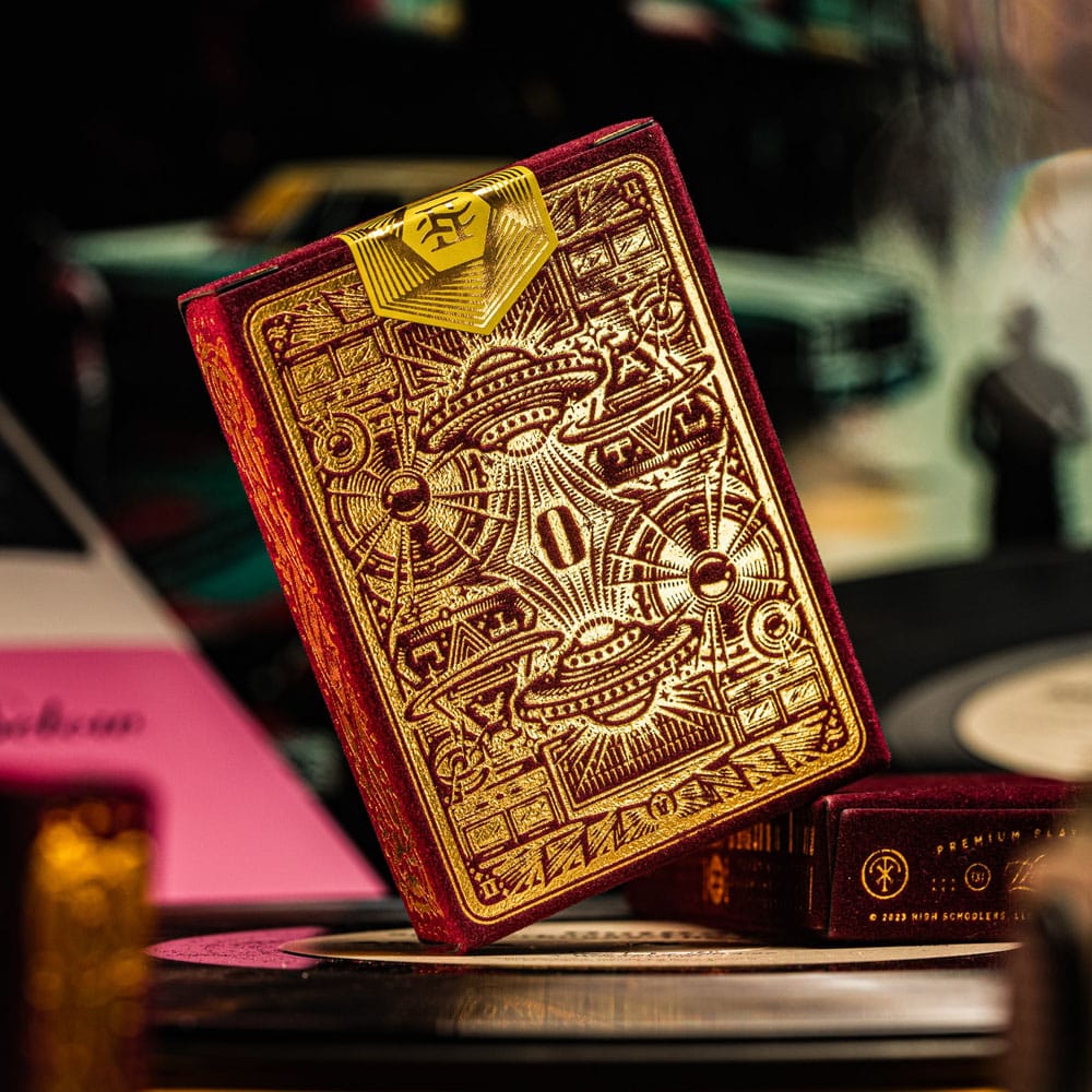 Outcast Playing Cards Red Velvet