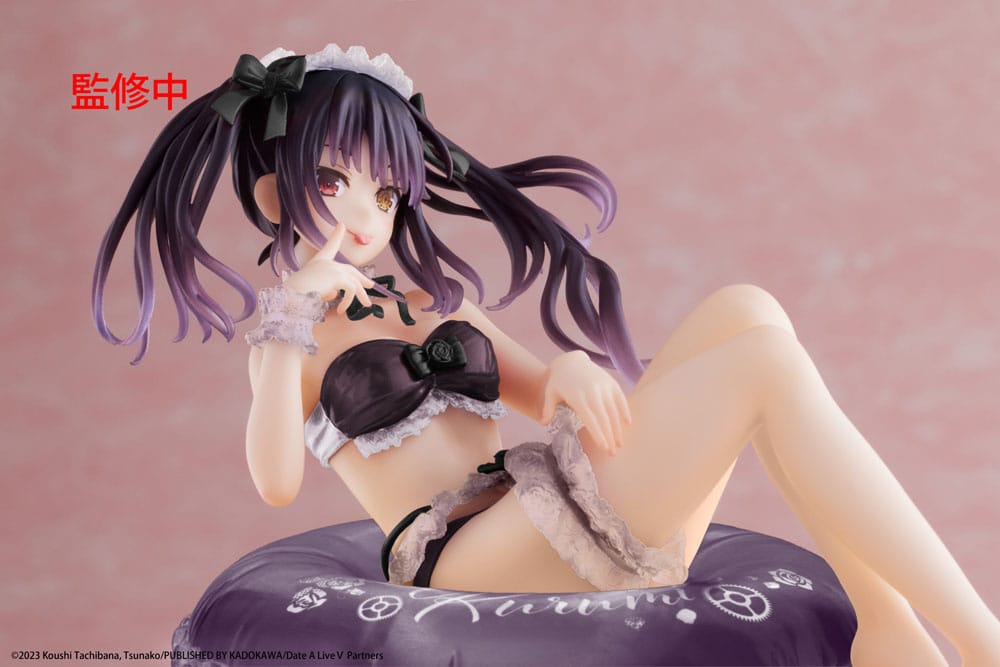 Date A Live IV PVC Statue Aqua Float Girls Figure Kurumi Tokisaki Renewal Edition 10 cm