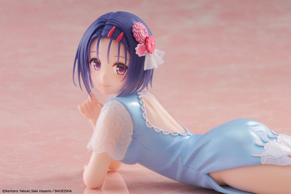 To Love-Ru Darkness PVC Statue Desktop Cute Figure Haruna Sairenji (China Dress Ver.) 13 cm