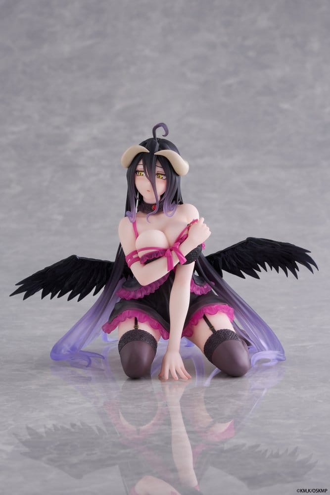 Overlord Desktop Cute PVC Figure Albedo (Negligee ver.) 13 cm
