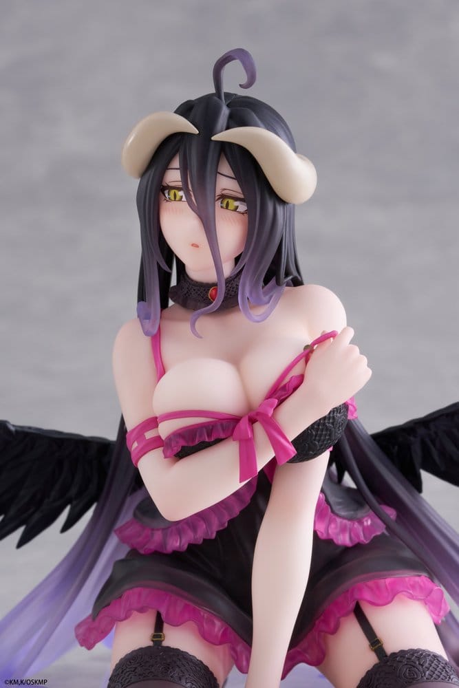 Overlord Desktop Cute PVC Figure Albedo (Negligee ver.) 13 cm