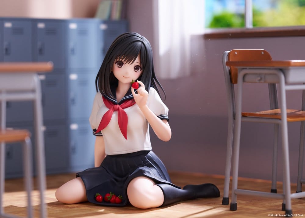 Strawberry 100% Desktop Cute PVC Figure Aya Tojo (School Uniform Ver.) 13 cm