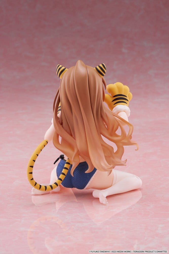 Toradora! Desktop Cute PVC Figure Taiga Aisaka (Tiger Costume Swimwear Ver.) 13 cm