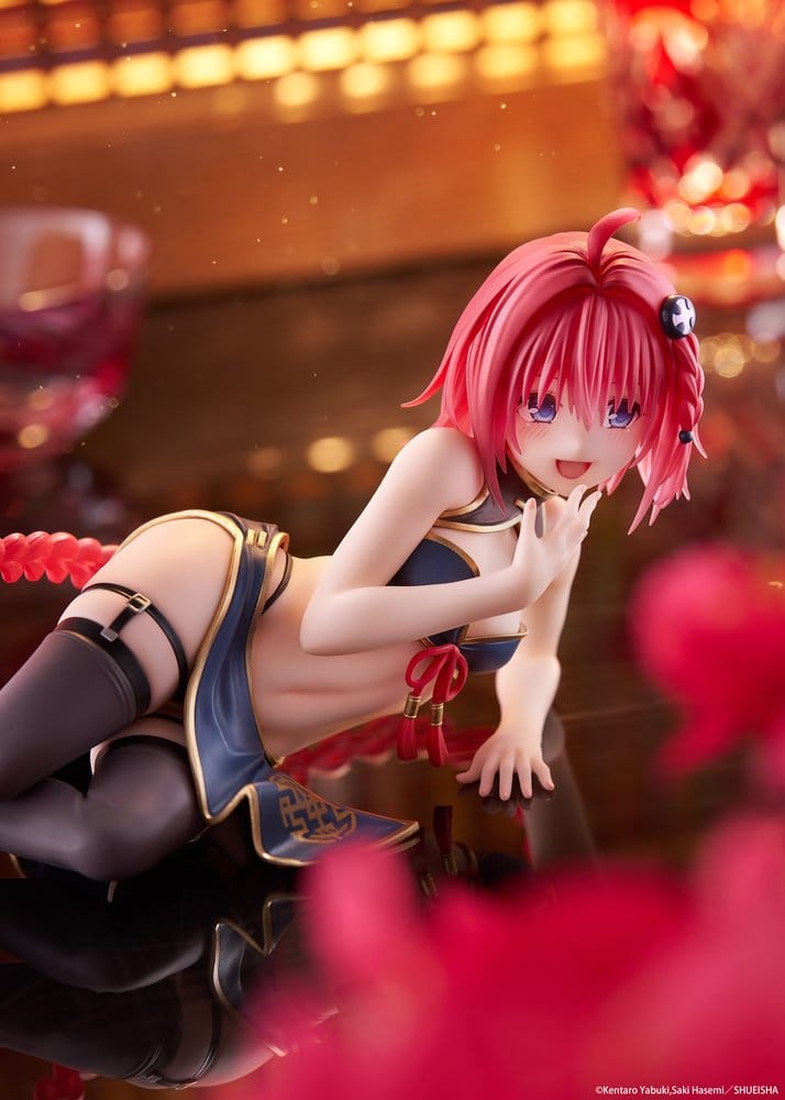 To Love-Ru Darkness Desktop Cute PVC Figure Mea Kurosaki (Chinese Dress Ver.) 13 cm