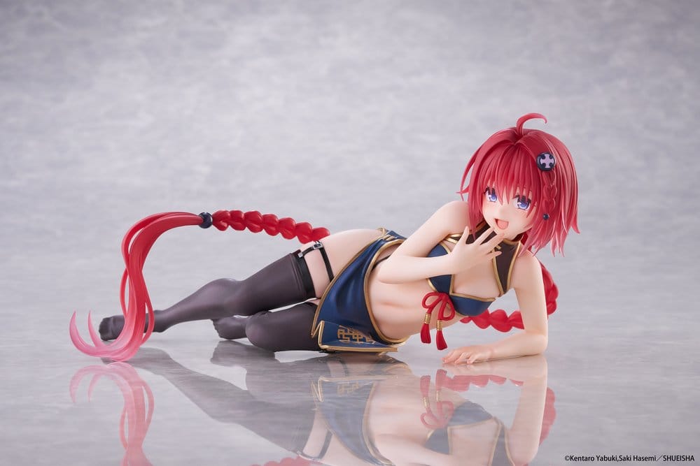 To Love-Ru Darkness Desktop Cute PVC Figure Mea Kurosaki (Chinese Dress Ver.) 13 cm