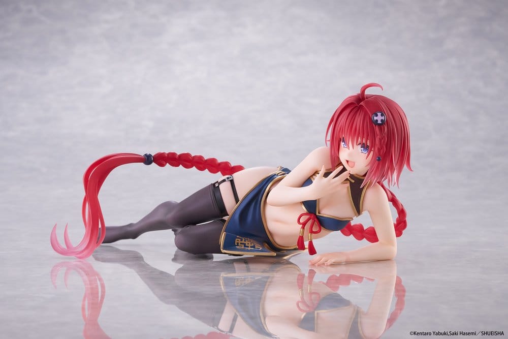 To Love-Ru Darkness Desktop Cute PVC Figure Mea Kurosaki (Chinese Dress Ver.) 13 cm