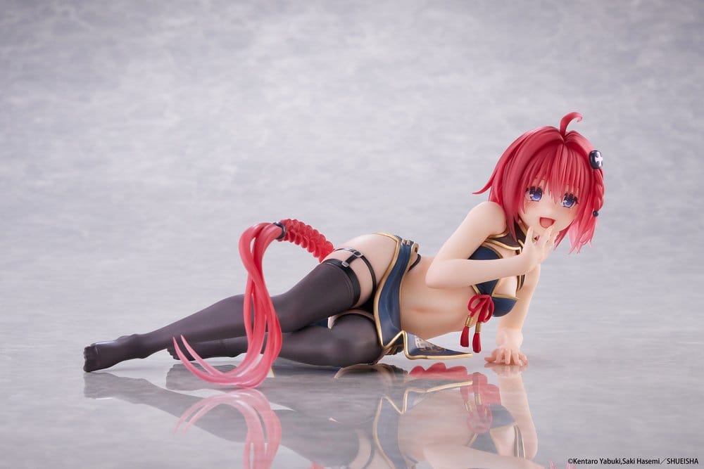 To Love-Ru Darkness Desktop Cute PVC Figure Mea Kurosaki (Chinese Dress Ver.) 13 cm