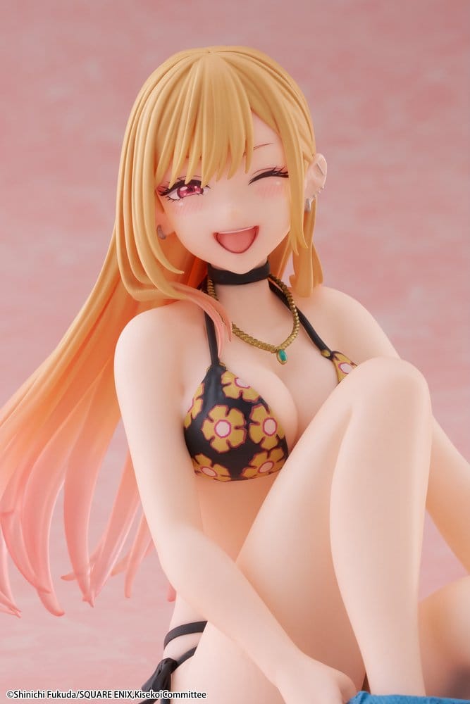 My Dress-Up Darling Desktop Cute PVC Figure Marin Kitagawa (Measured Swimsuit Ver.) Reissue 13 cm