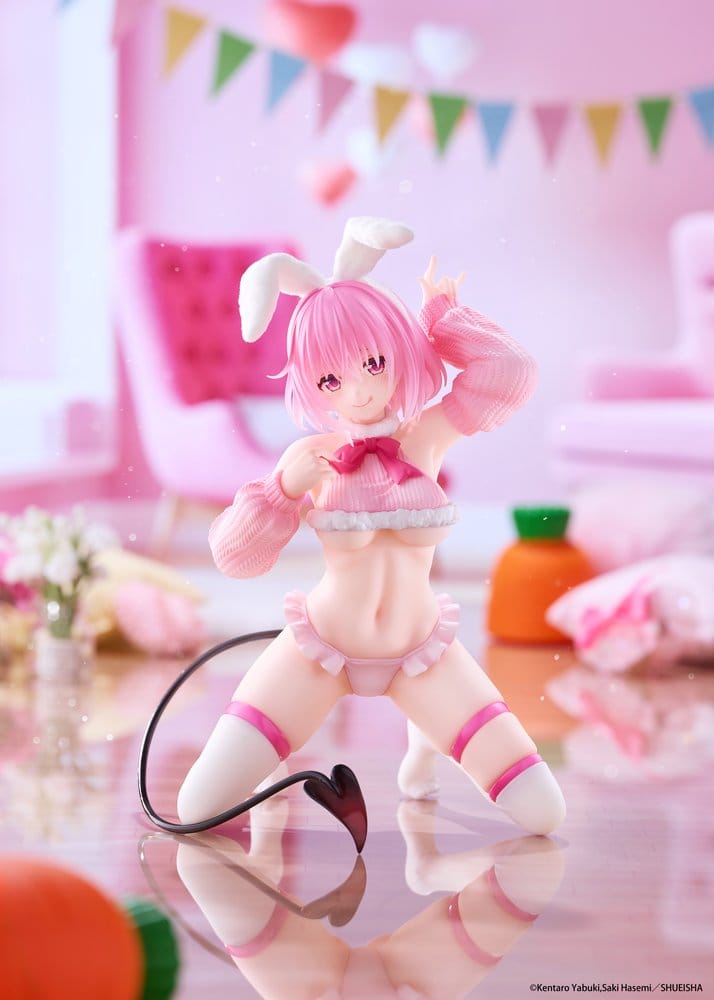 To Love-Ru Darkness MOFLOCK PVC Figure Momo (Fluffy Bunny Ver.) 13 cm